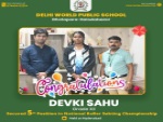 DWPS Bhatapara Student Devki Sahu Secured 5th Position in National Roller Skating Championship