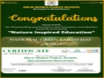 TEAM DWPS - for Outstanding Performance and Constant Contribution Towards Promoting Nature Inspired Education
