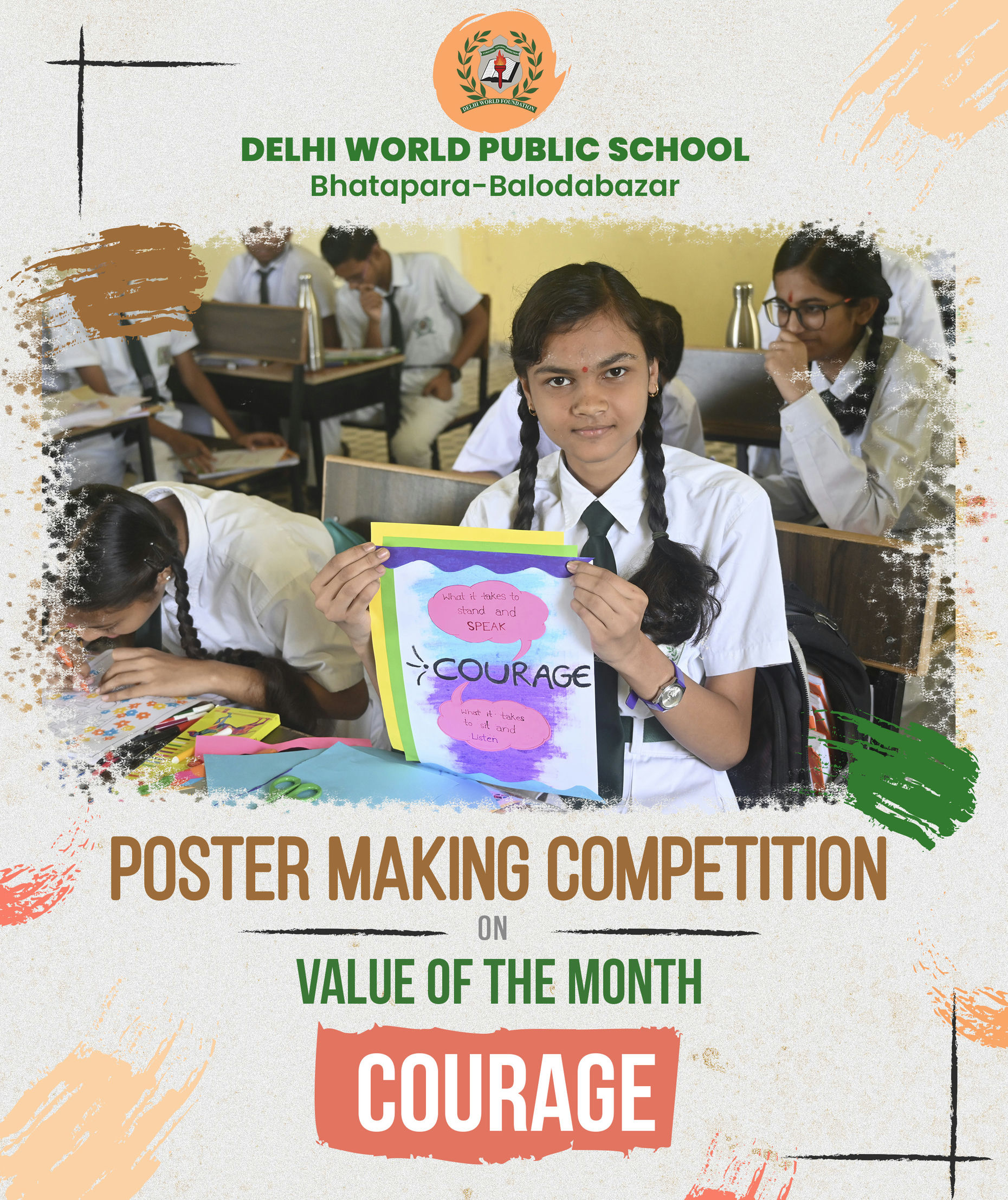 DWPS Bhatapara - Poster Making Competition