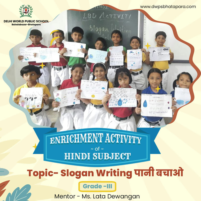 DWPS Bhatapara - Enrichement Activity of Subject Hindi