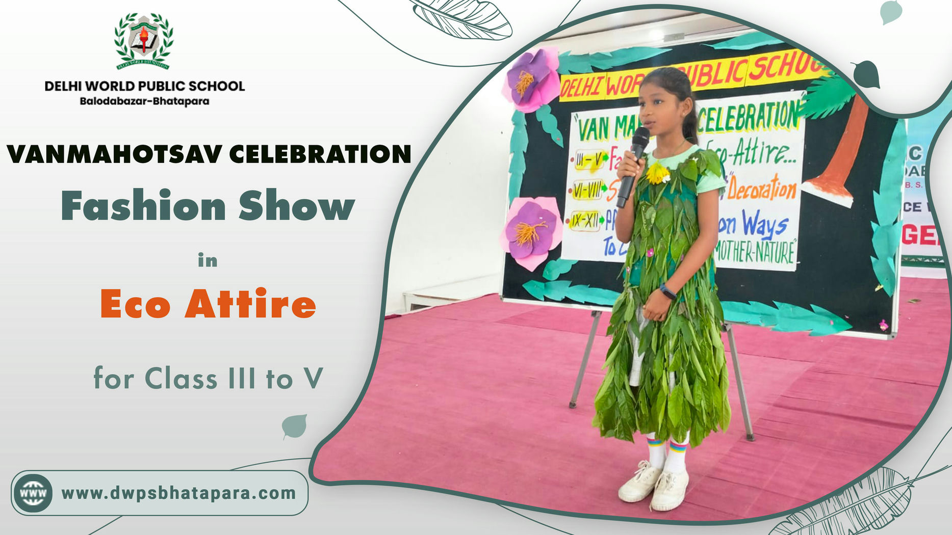 DWPS Bhatapara - Vanmahotsav Celebration Fashion Show